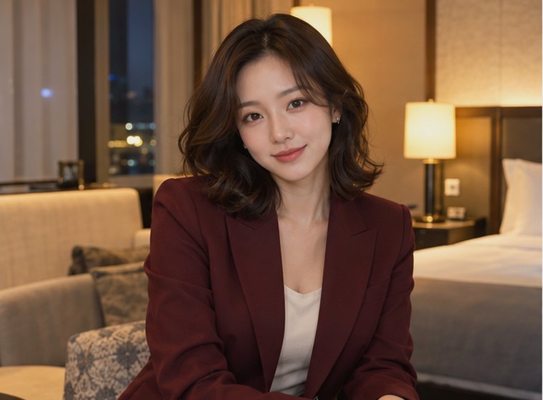 인계동 다정건강 회복 관리 안내 카드의 서로 다른 20대 성인 한국 여성 모델
